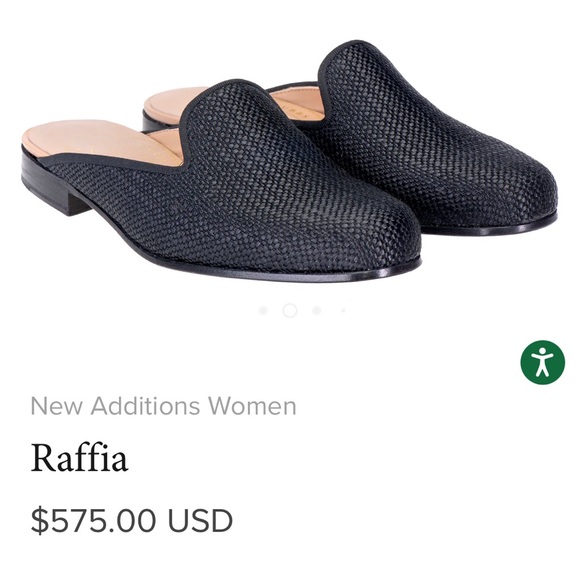 Stubbs & Wooton Raffia Slide - 6.5 - Picture 6 of 7